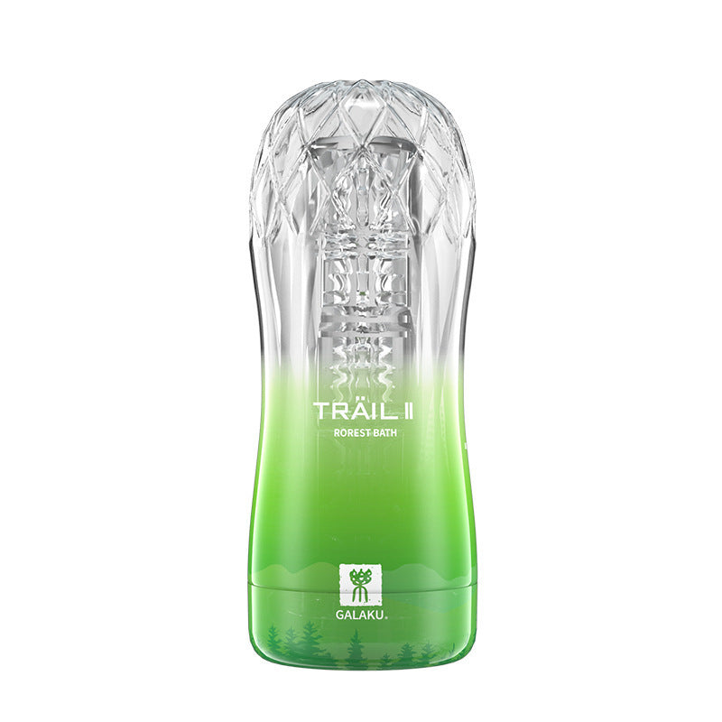 Green Transparent aircraft cup exercise masturbation toy flirting adult sex toys