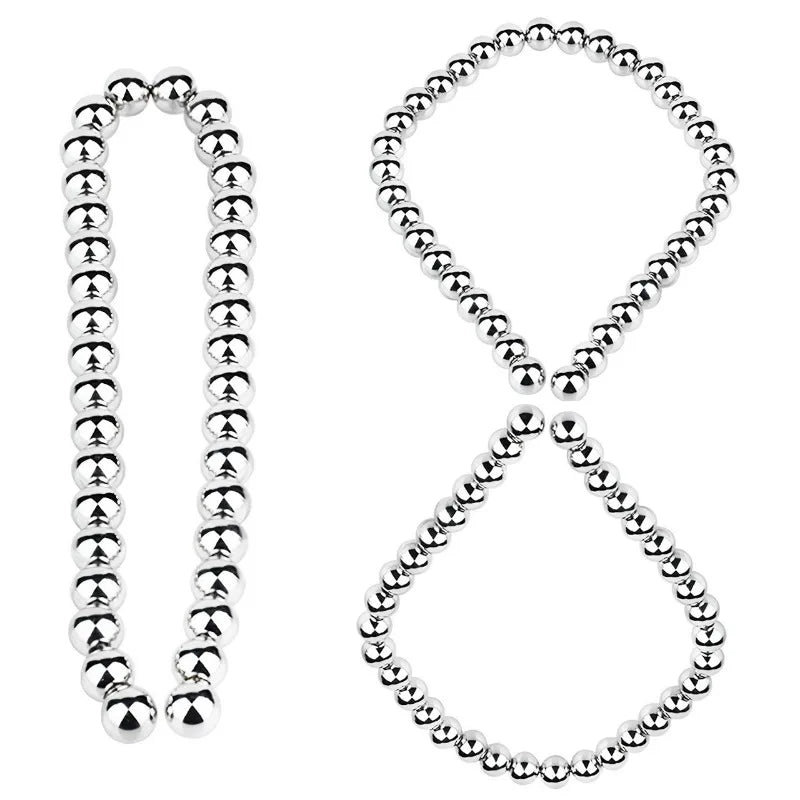 Beads Horse Eye Masturbation Stick Unisex Backyard Plug Dildo Ejaculation Delay Male Adult Tool Dick Sounding Sexy Accessories