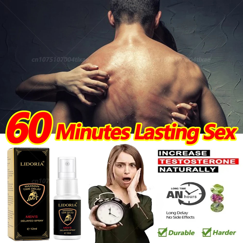 Man Lasting Long 60 Minutes Delay Time Spray
