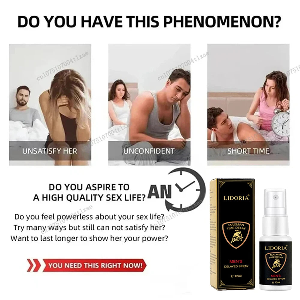 Man Lasting Long 60 Minutes Delay Time Spray