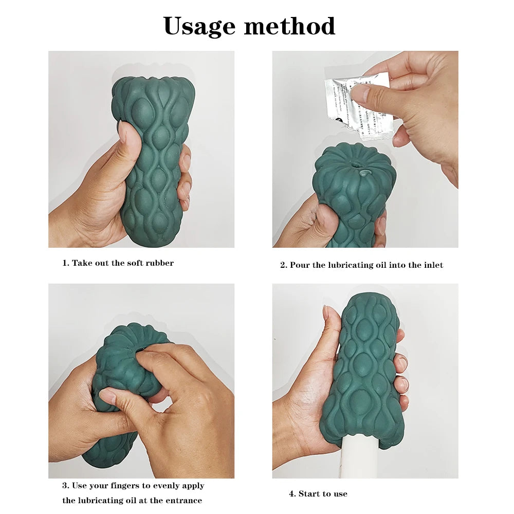 Male Masturbation Soft Stimulating Penis Massager Silicone Stretchable Masturbator Sex Toys for Men Masturbation Cup Wholesale