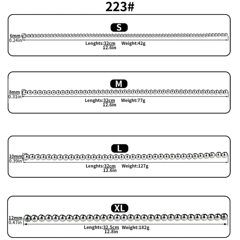 Beads Horse Eye Masturbation Stick Unisex Backyard Plug Dildo Ejaculation Delay Male Adult Tool Dick Sounding Sexy Accessories