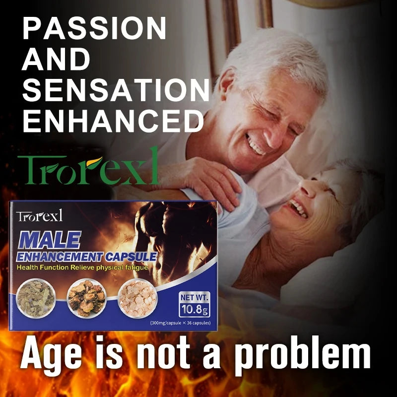 Powerful High Purity Epimedium Supplements Natural Organic Manhood Erection Pill Improve Performance and Increase Size