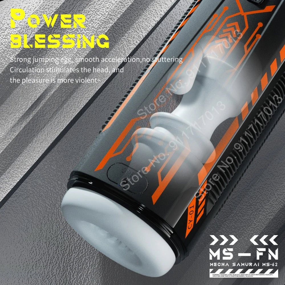 Sex Machines Toy Male Masturbation Cup Real Telescopic Peristalsis Sucking Blowjob Adult Goods for Men Oral Vagina Masturbator