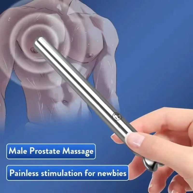 Beginner Anal Vibrator for Men Vibrating Butt Plug Prostate Massager for Gay Bullet Vibrator G Spot Anal Plug for Adult Sex Toy