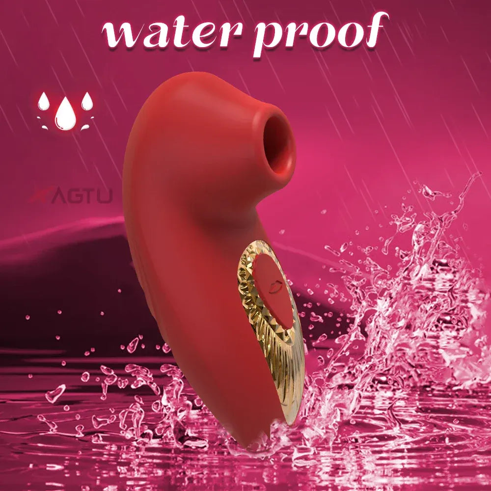 10 Modes Clit Sucker Vibrator Female Masturbator Nipple Stimulator - Gm41 Black