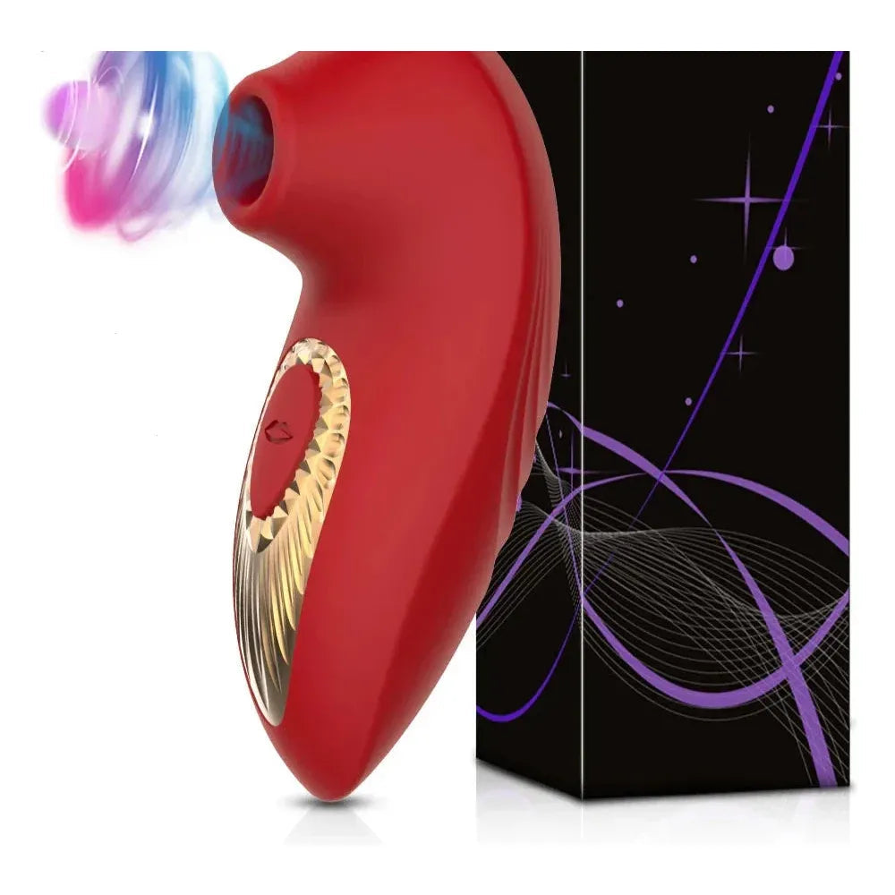 10 Modes Clit Sucker Vibrator Female Masturbator Nipple Stimulator - Gm11 Red