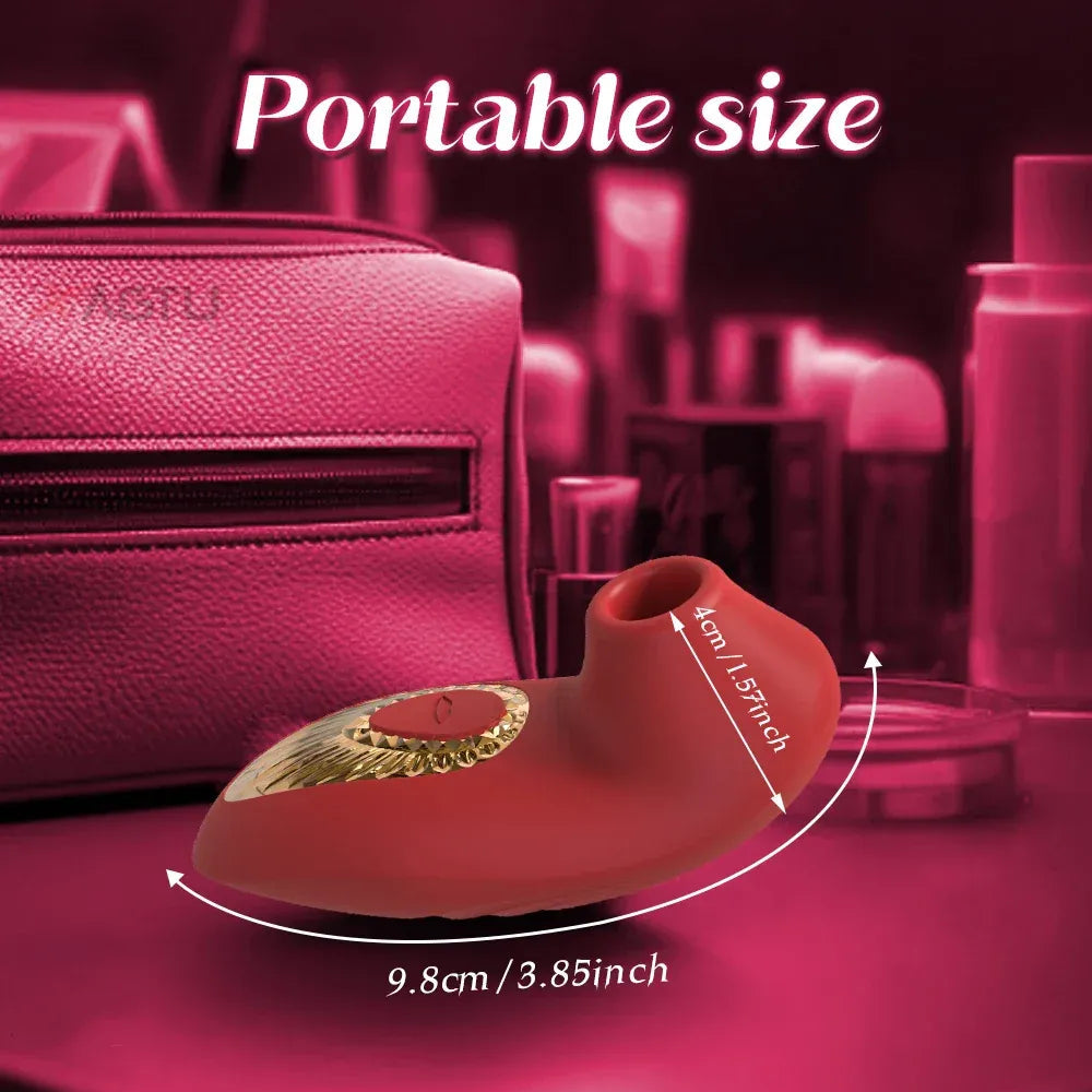 10 Modes Clit Sucker Vibrator Female Masturbator Nipple Stimulator - Gm11 Red