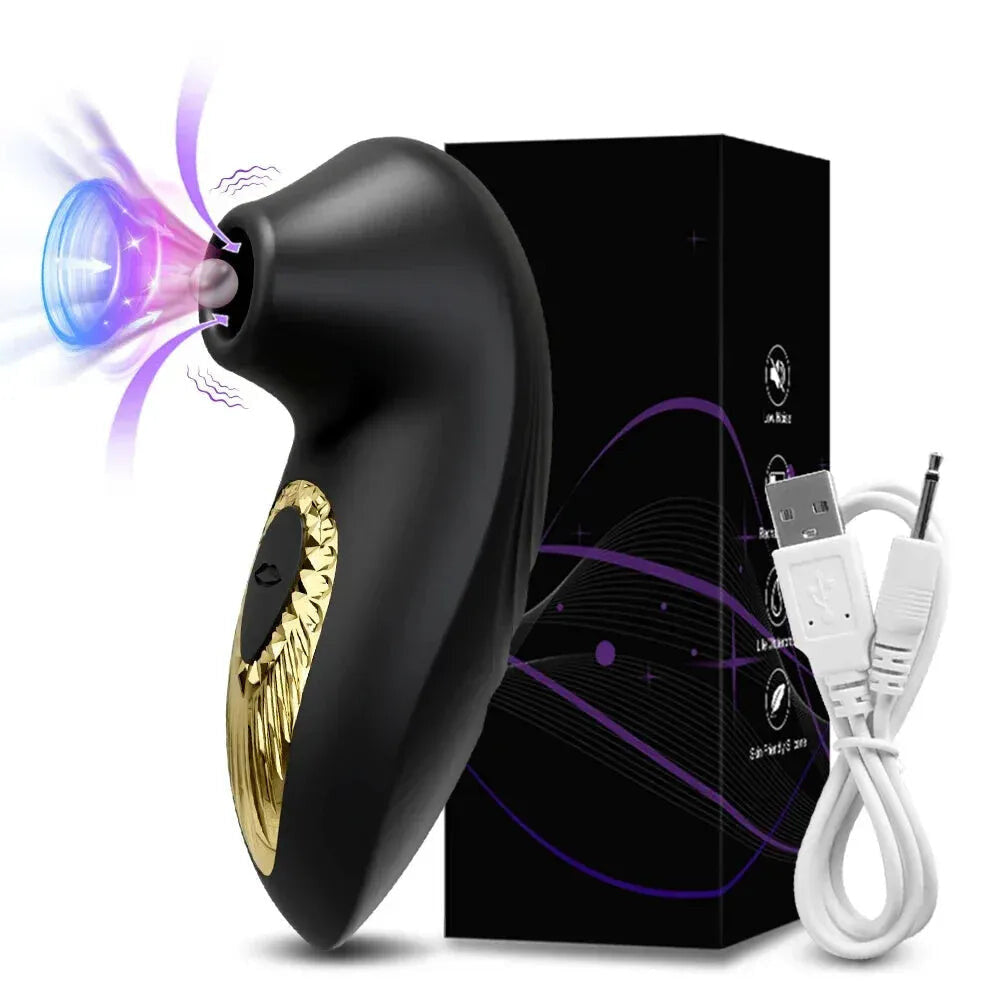 10 Modes Clit Sucker Vibrator Female Masturbator Nipple Stimulator - Gm11 Red