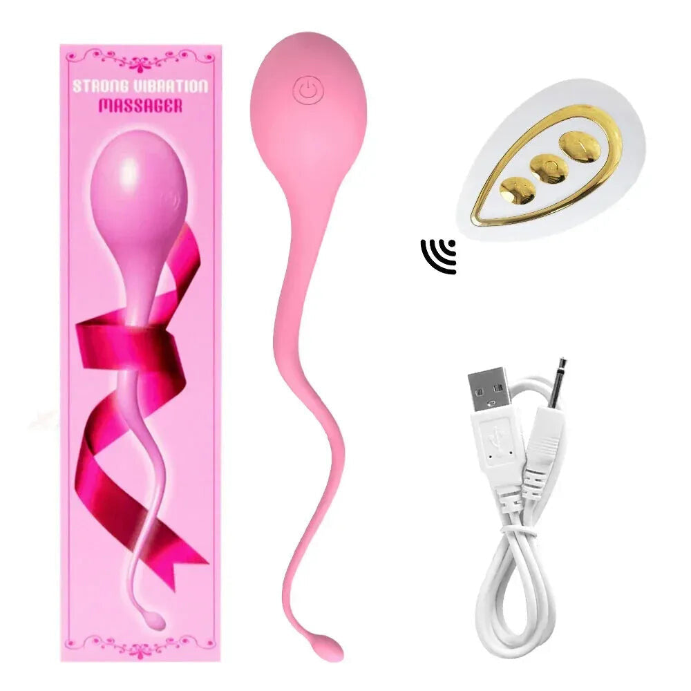 Remote Control Vibrating Love Egg for Women Stimulator G Spot Vibe Couples - Remote Control