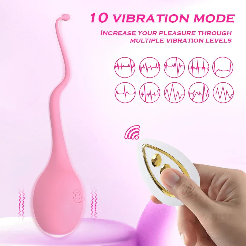 Remote Control Vibrating Love Egg for Women Stimulator G Spot Vibe Couples - Remote Control