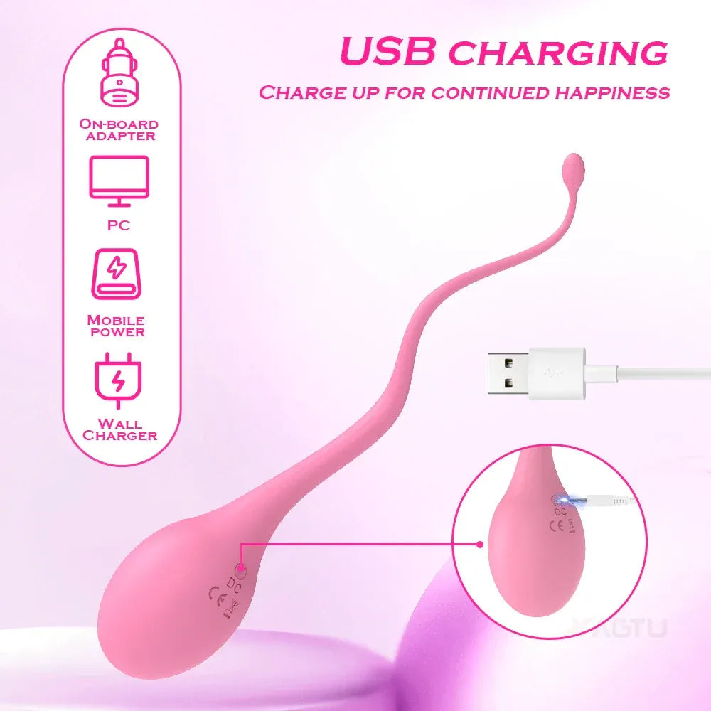 Remote Control Vibrating Love Egg for Women Stimulator G Spot Vibe Couples - Remote Control