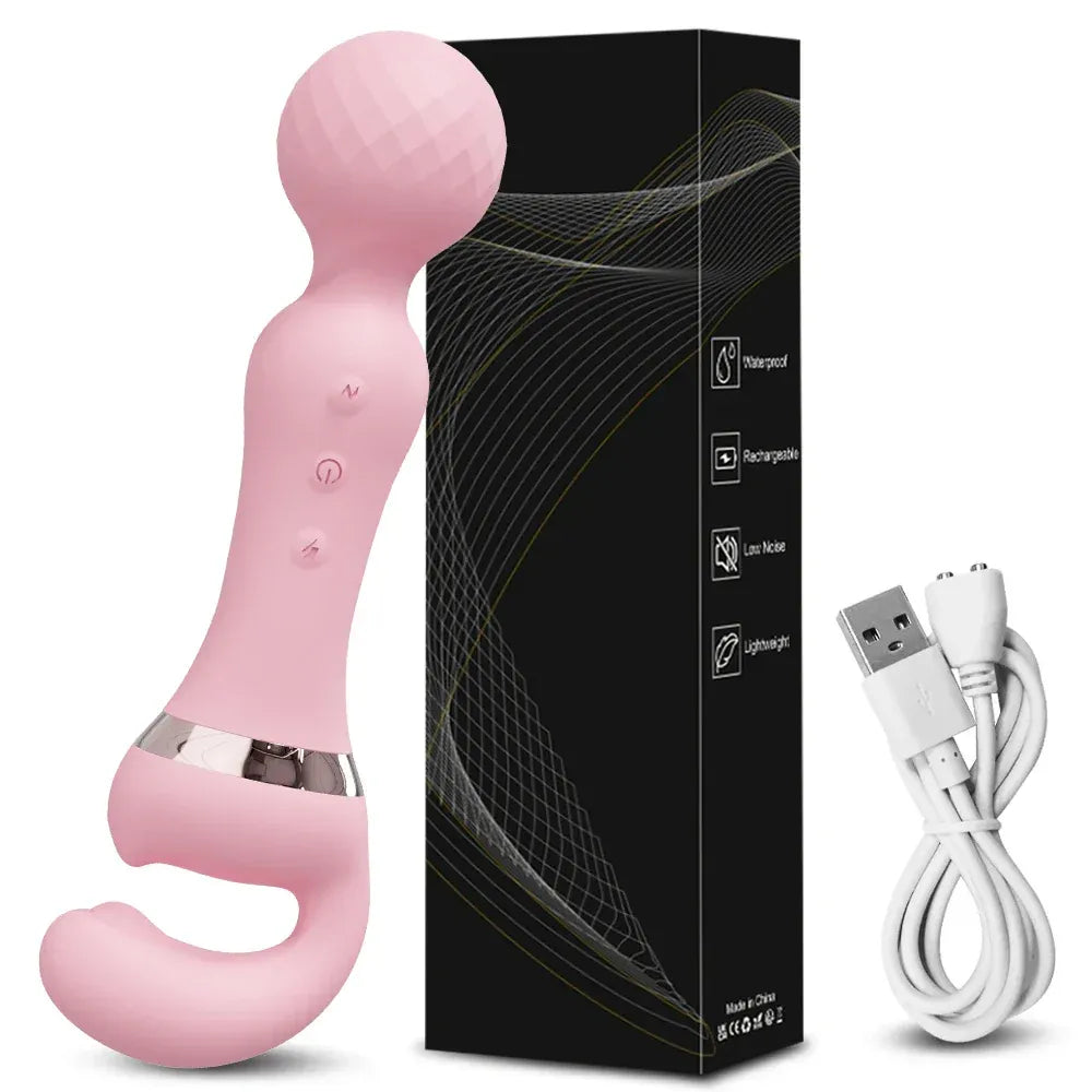 3 In 1 Vagina Vibrator for Women G Spot Nipples Stimulation - Purple