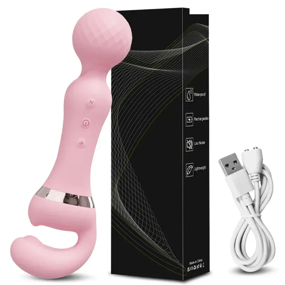 3 In 1 Vagina Vibrator for Women G Spot Nipples Stimulation - Purple