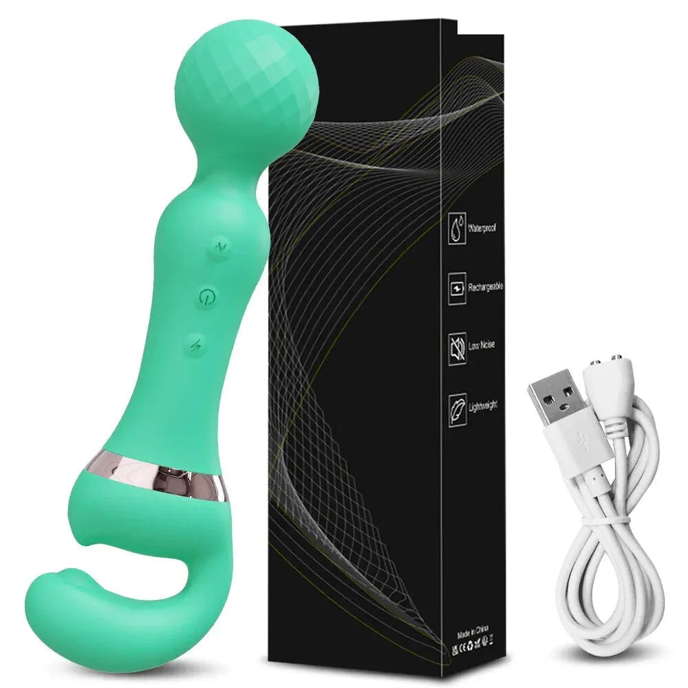 3 In 1 Vagina Vibrator for Women G Spot Nipples Stimulation - Purple