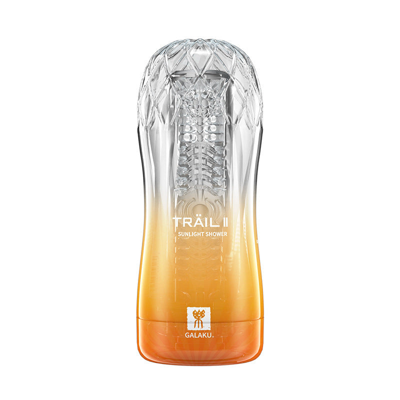 Orange Transparent aircraft cup exercise masturbation toy flirting adult sex toys