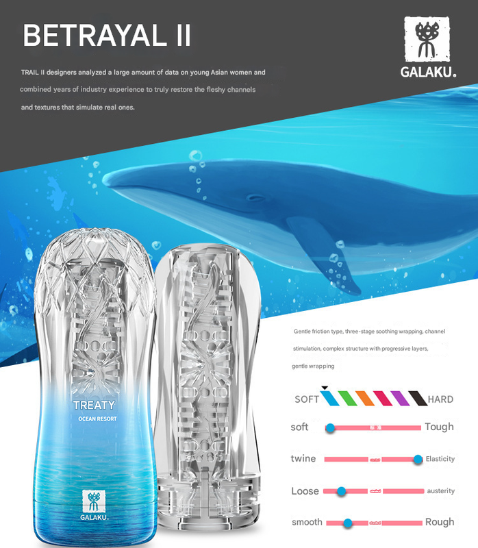 Blue Transparent aircraft cup exercise masturbation toy flirting adult sex toys